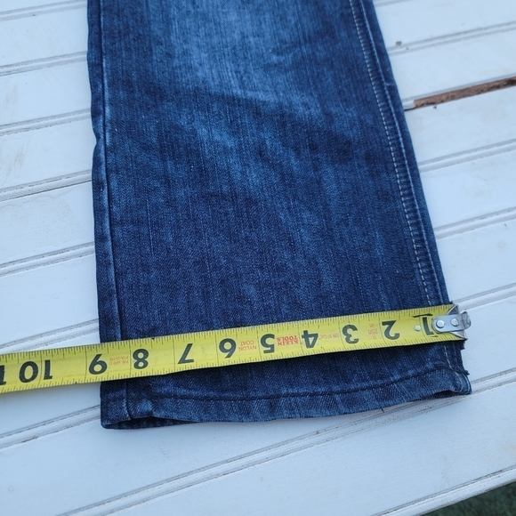 EMCEE Premium Denim Mens Blue Distressed Jeans Size 34 x 32 - Picture 7 of 9